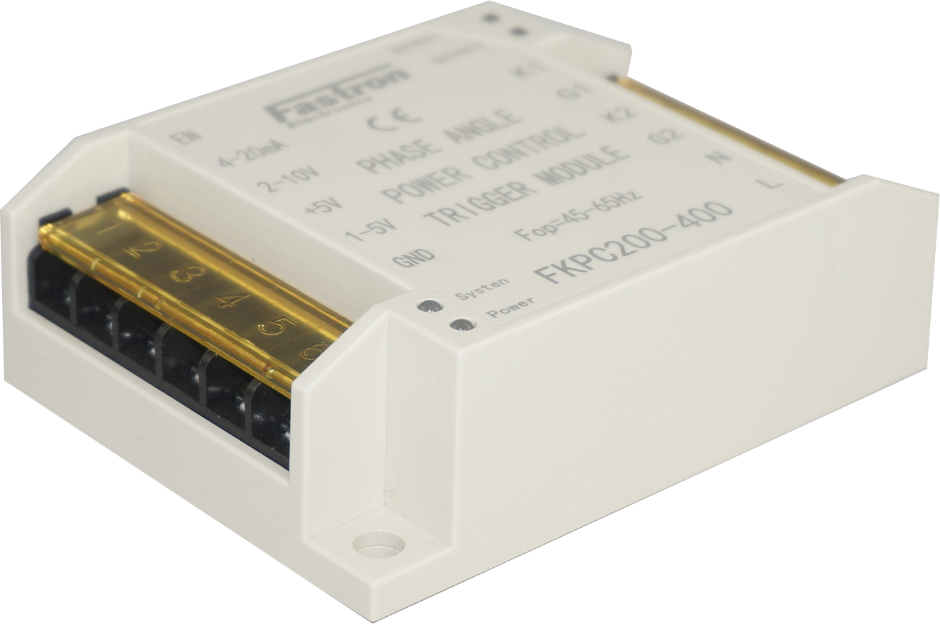 FKPC-200-400 Rev 2 (FKPC-240-CE Rev 2), Single Phase Voltage Control SCR Trigger Module, 4-20mA,0-10V,0-5V,5K POT Input, 200-450VAC, 240VAC Aux Supply, Can Replace Semikron Semi-PCM 2 SKPC200-240 FKPC-200-400 Rev 2 (FKPC-240-CE Rev 2), Single Phase Voltage Control SCR Trigger Module, 4-20mA,0-10V,0-5V,5K POT Input, 200-450VAC, 240VAC Aux Supply, Can Replace Semikron Semi-PCM 2 SKPC200-240